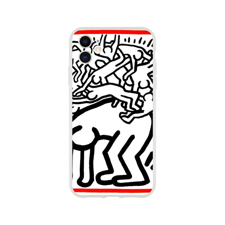 Keith Haring - FIGHT AIDS WORLDWIDE 1990 N1 Flexi case