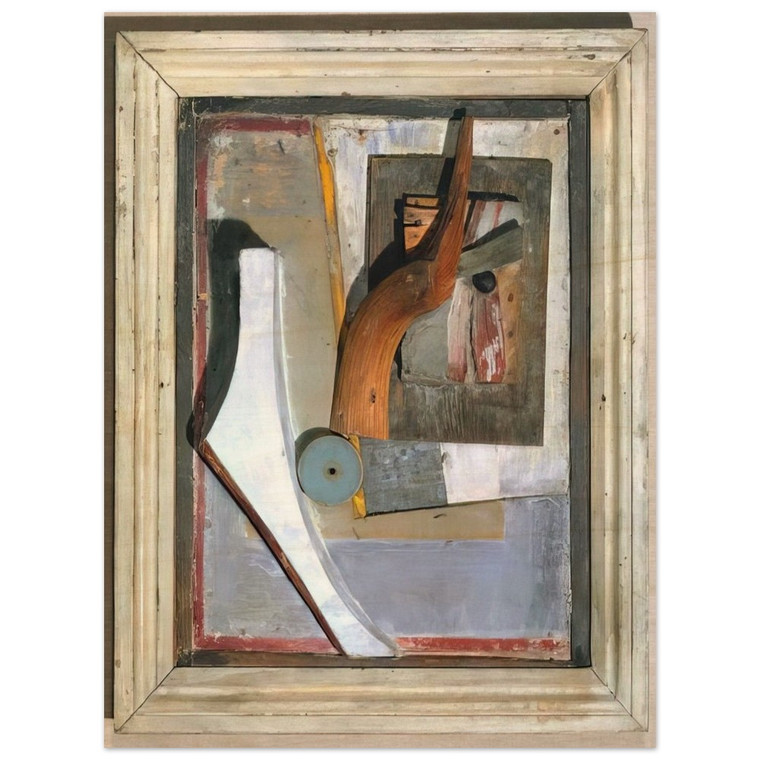 Kurt Schwitters  RELIEF IN RELIEF 1945 Wood Print