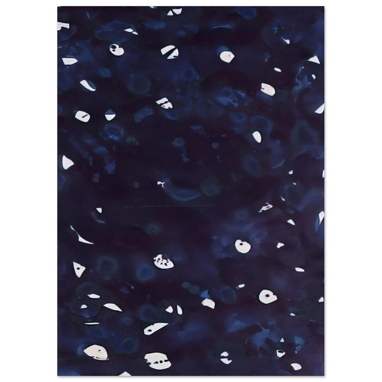 Sam Francis  Untitled  Dark BlueGreen  Fine Art Poster / Art Print