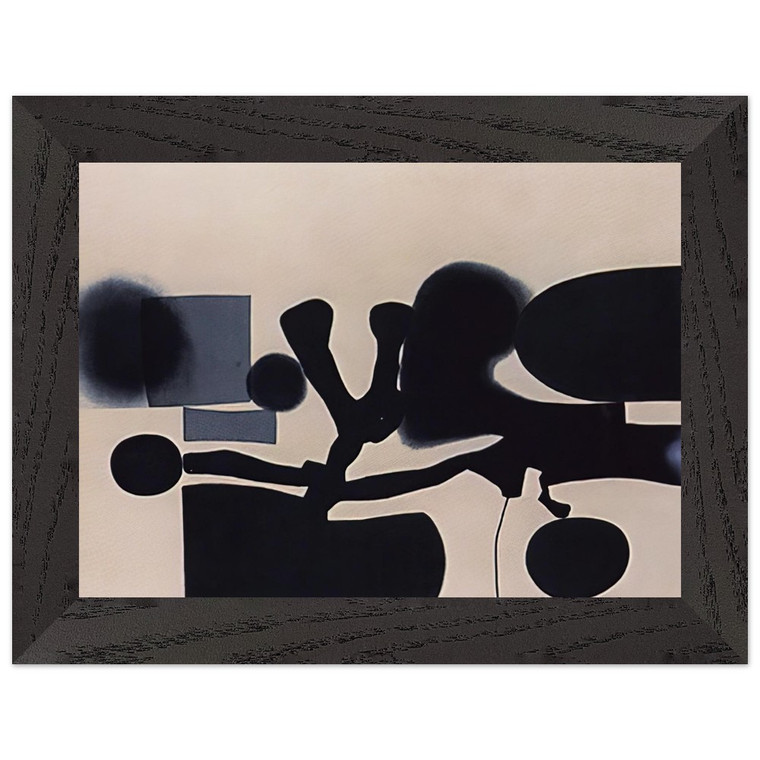 Victor Pasmore Harmony Opposites Premium Wooden Framed Art Print / Poster