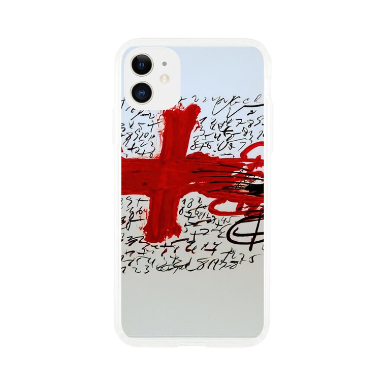 Antoni Tapies - JAMBE ET CHIFFRES 1984 Clear case