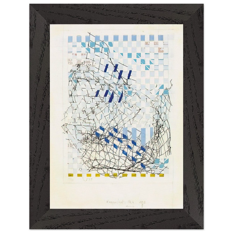 Gego  Tejedura 8913  1989 Premium Wooden Framed Art Print / Poster