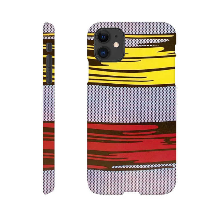 Roy Lichtenstein - YELLOW AND RED BRUSHSTROKES 1966 Slim case