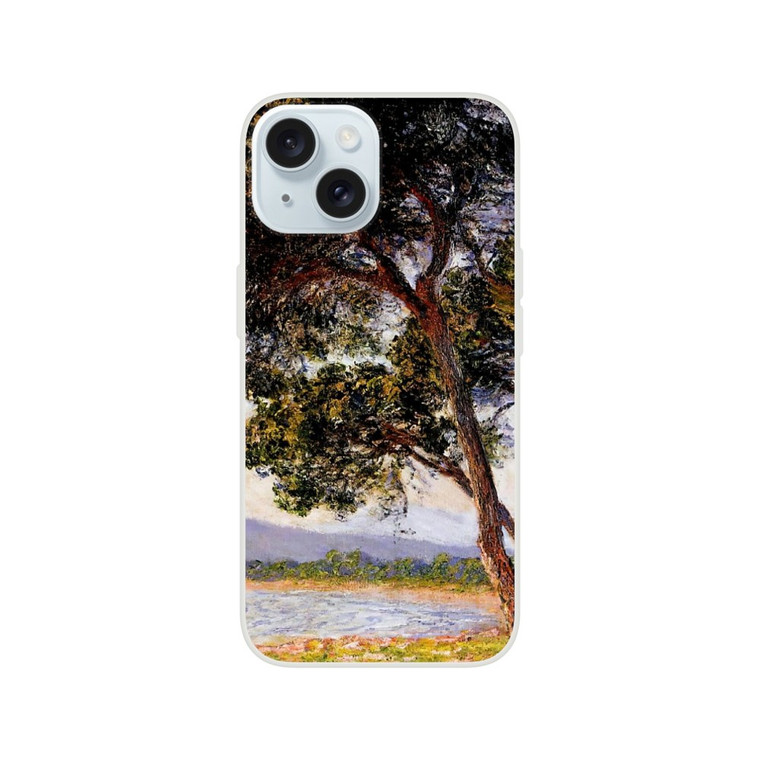 claude monet - Beach in Juan-les-Pins Flexi case