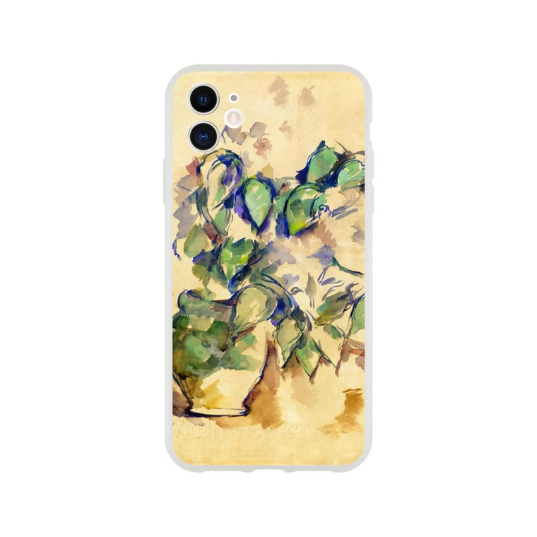 Paul Cezanne - Leaves in a Green Pot Flexi case