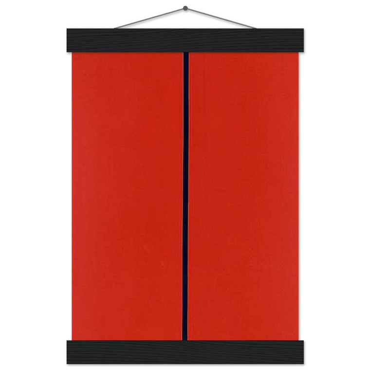 Barnett Newman Afraid of Red Museum-Quality Matte Paper Poster with Hanger