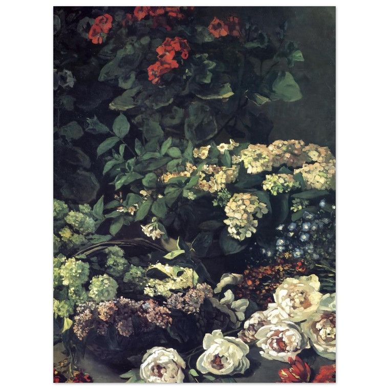 claude monet  Spring Flowers N1 Aluminum Print