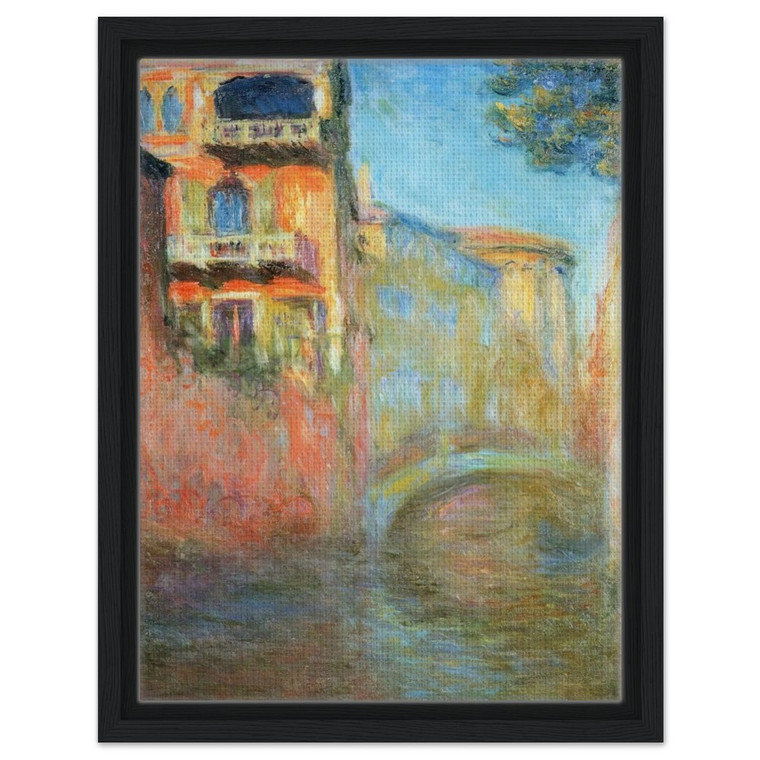 claude monet  Rio della Salute Framed Canvas