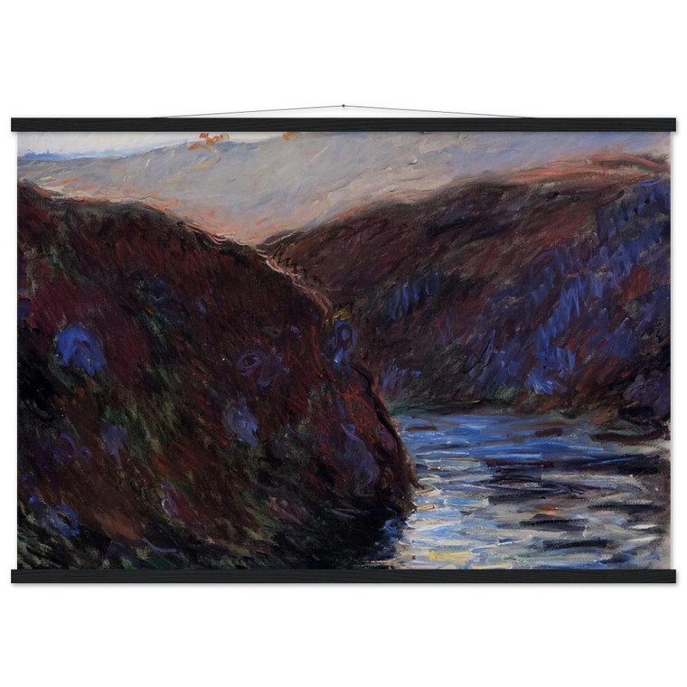 Monet Creuse Valley Evening Effect Museum-Quality Matte Paper Poster with Hanger