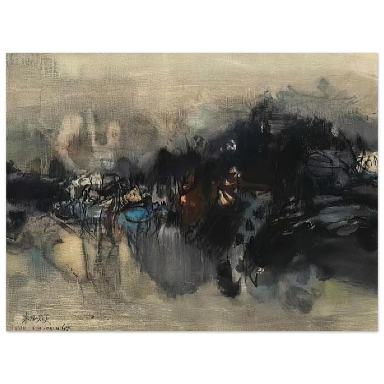 Chu teh Chun  UNTITLED 1964 N4 Aluminum Print