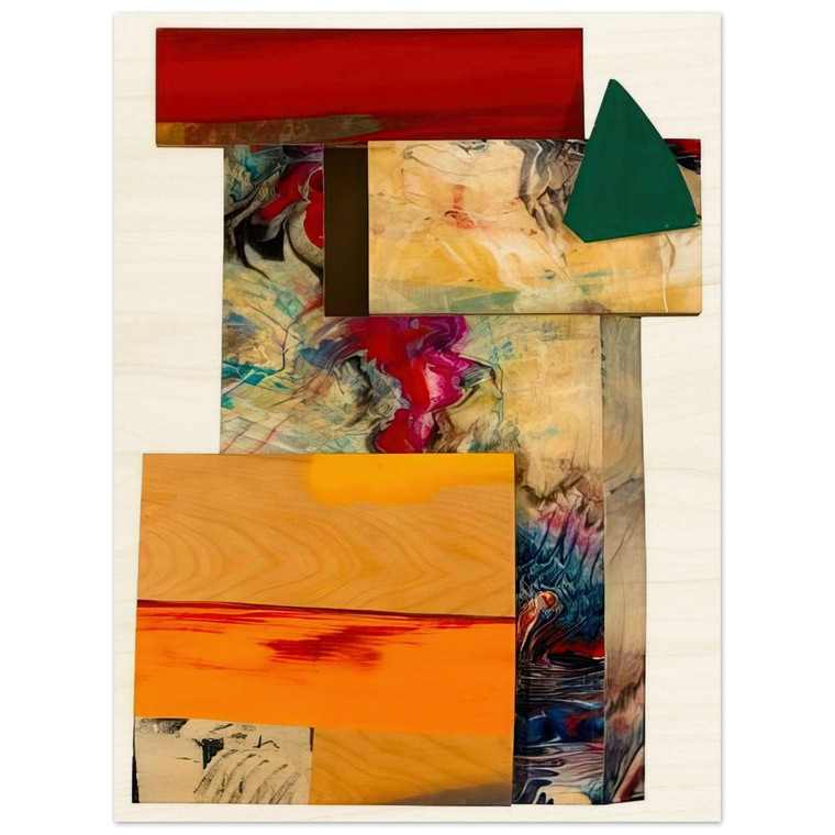 Sam Gilliam  Rubiyat Wood Print