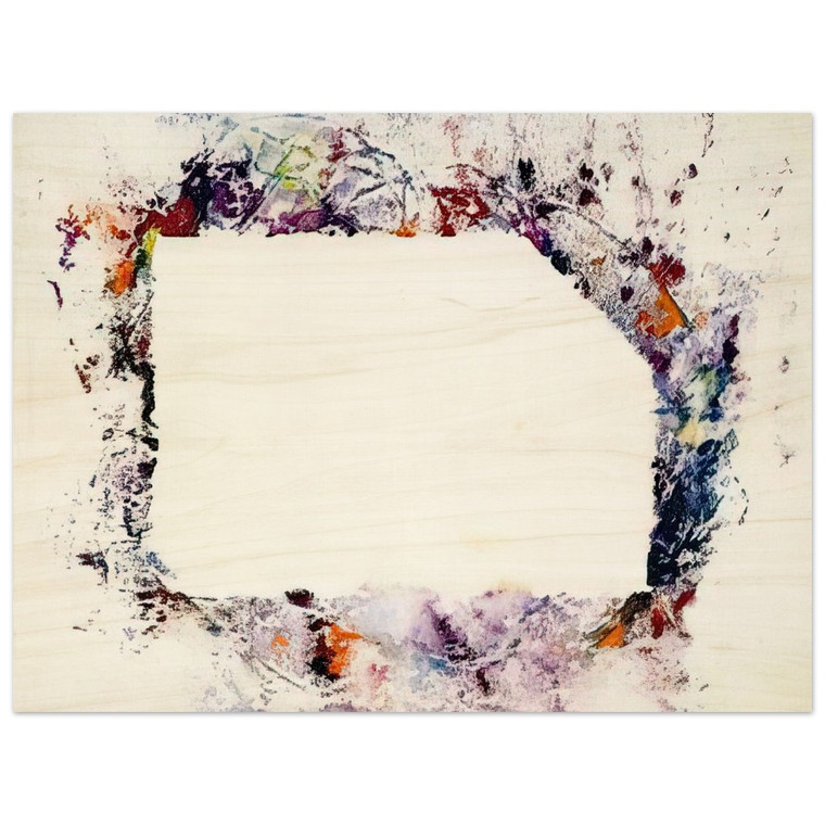 Sam Francis  Untitled  SF218S  Wood Print