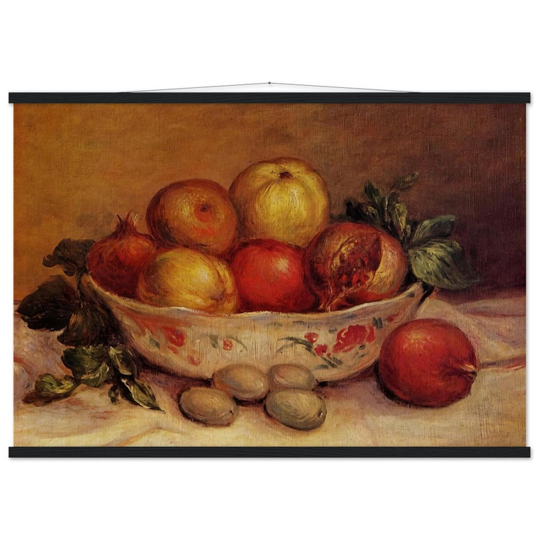 Renoir Still Life with Pomegranates Matte Poster with Hanger