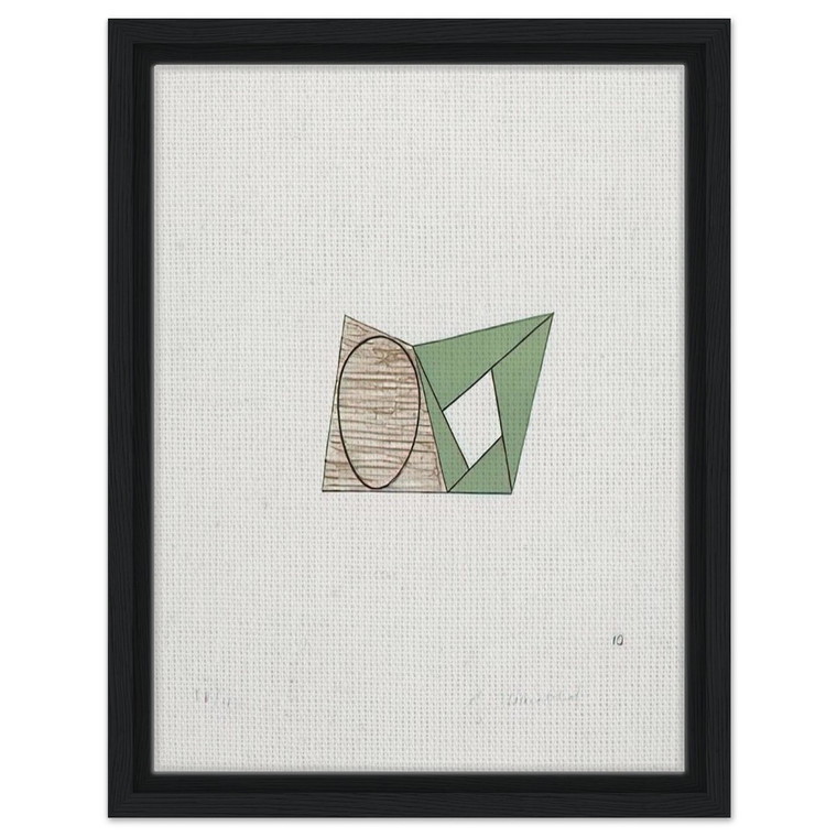 Robert Mangold  PAGES 10 1989 Framed Canvas