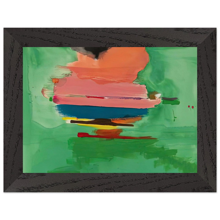 Helen Frankenthaler  Untitled 1973 Premium Wooden Framed Art Print / Poster