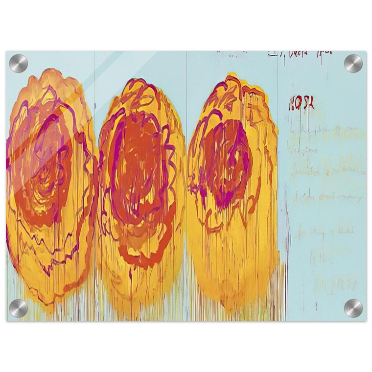Cy Twombly  The Rose  I  Acrylic Print