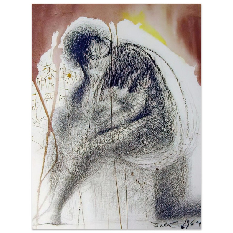 Salvador Dali SEDET SOLA CIVITAS PLENA POUPOLO 1967 Aluminum Print