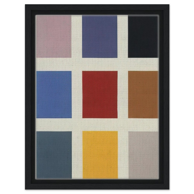 Gerhard Richter  COLOR CHART NO 139 1 1966 Framed Canvas