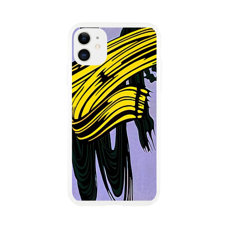 Roy Lichtenstein - YELLOW AND GREEN BRUSHSTROKES 1966 Clear case
