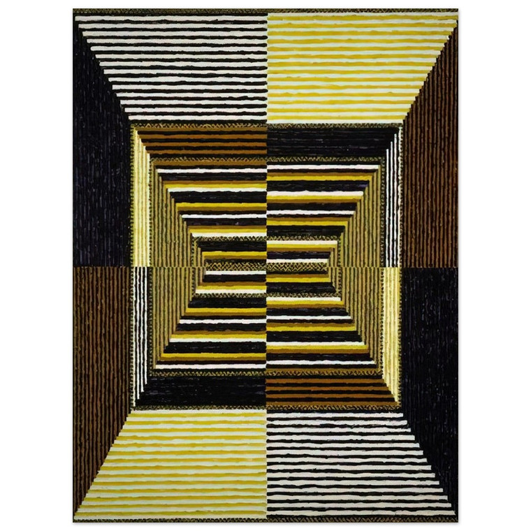 Alfred Jensen  The Acrobatic Rectangle Per Eleven  1967 Aluminum Print