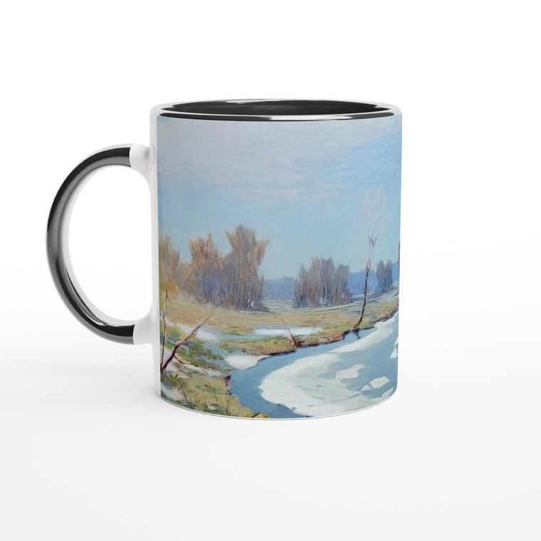 Arkhyp Kuindzhi - Early Spring N2 Ceramic Mug with Color Inside