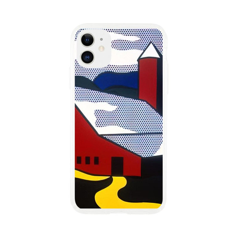 Roy Lichtenstein - RED BARN II 1969 Clear case