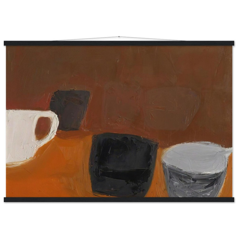 William Scott Still Life with White Mug 1957 Museum Quality Matte Poster Hanger