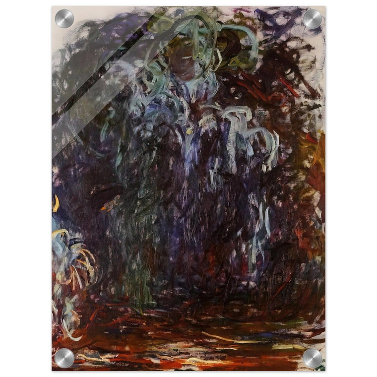 claude monet  Weeping Willow Acrylic Print