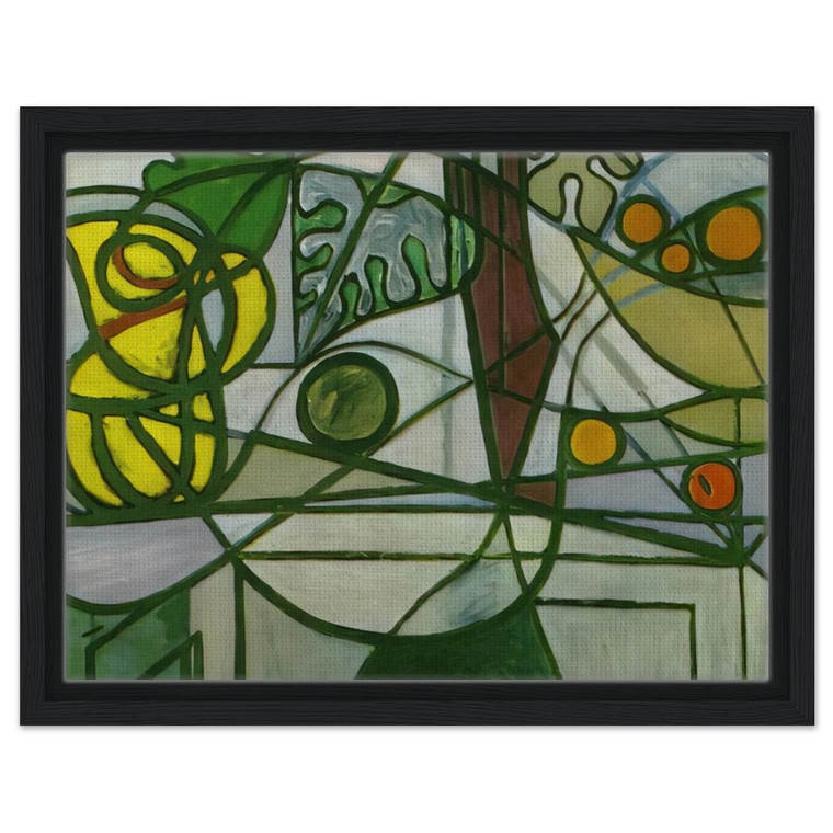Pablo Picasso  STILL LIFE N4 Framed Canvas