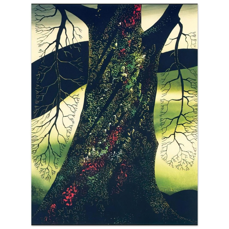 Eyvind Earle  Oak Tree Aluminum Print