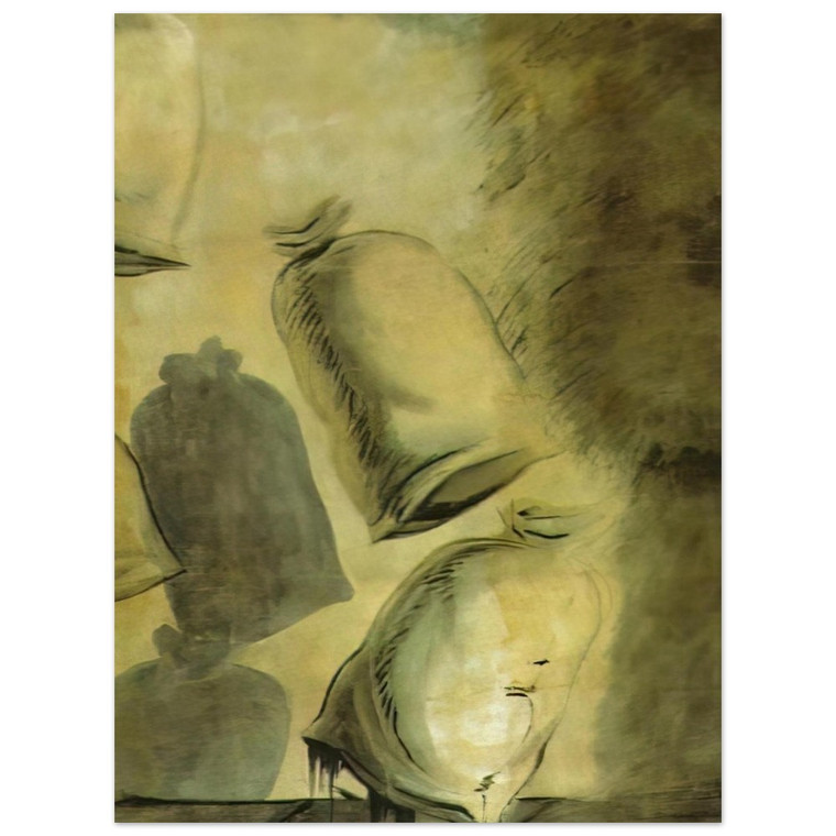 Salvador Dali  SET DESIGN FOR THE BALLET LOS SACOS DEL MOLINERO 1 Aluminum Print