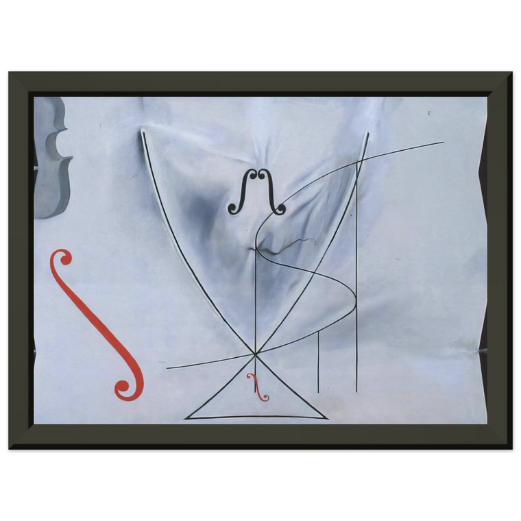 Salvador Dali  THE SWALLOW S TAIL Premium Metal Framed Art Print / Poster