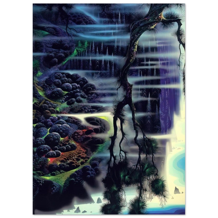 Eyvind Earle  Seaside Splendor Fine Art Poster / Art Print