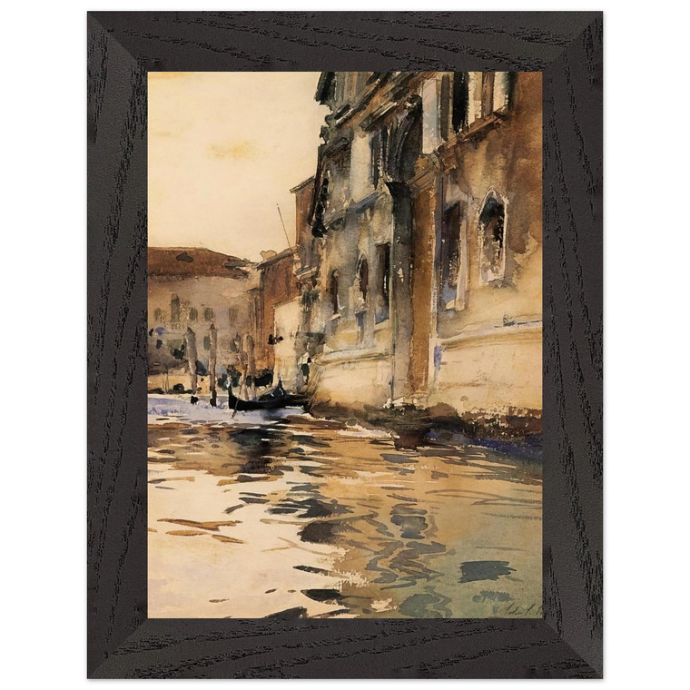 John Singer Sargent Venetian Canal Palazzo Corner Framed Art Print / Poster