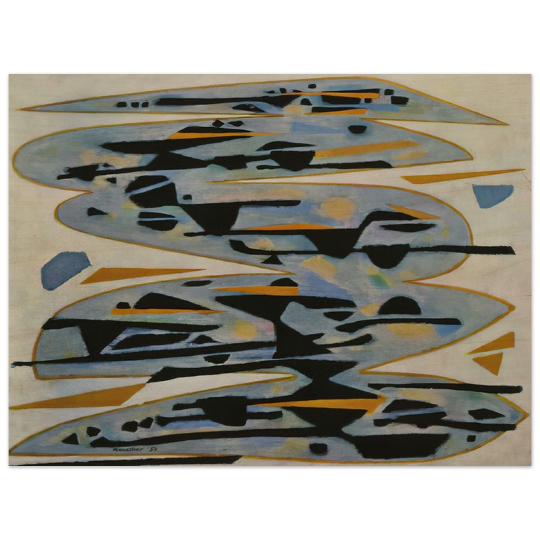 Alfred Manessier  Morte eau  1954 Wood Print