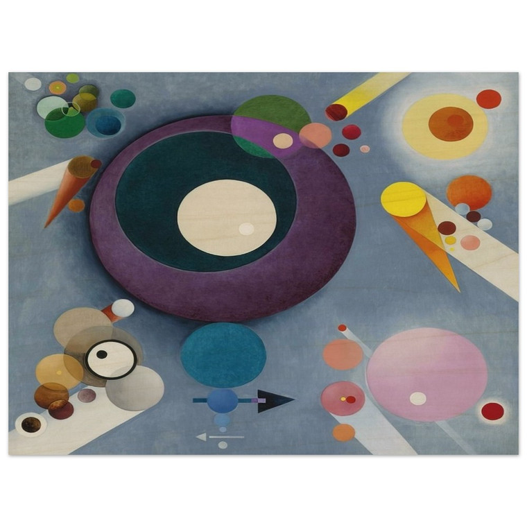 Rudolf Bauer  SPIRITUAL PLEASURES 1935 Wood Print