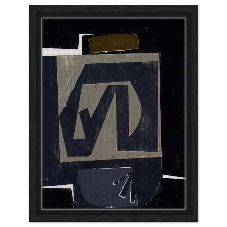 Will Barnet  Big Grey  1962 United States Framed Canvas