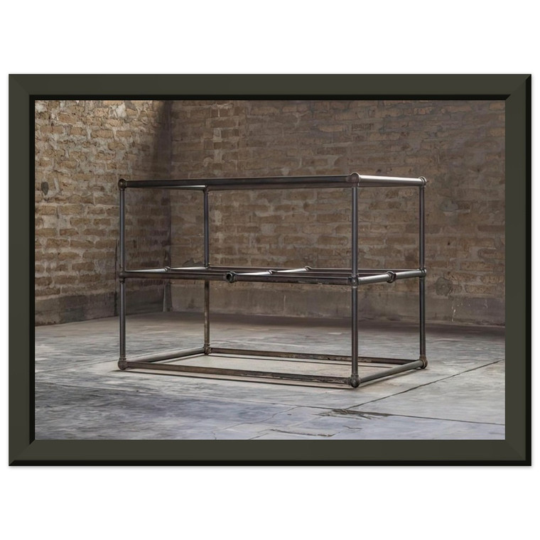 Donald Judd  To Dave Shackman  1964 Premium Metal Framed Art Print / Poster