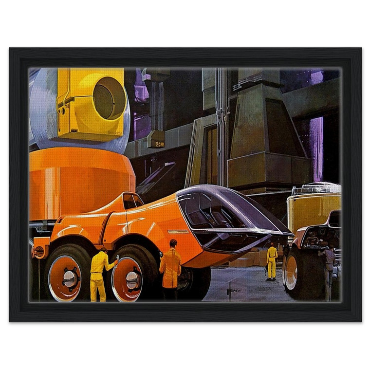 Syd Mead  Syd Mead N3 Framed Canvas