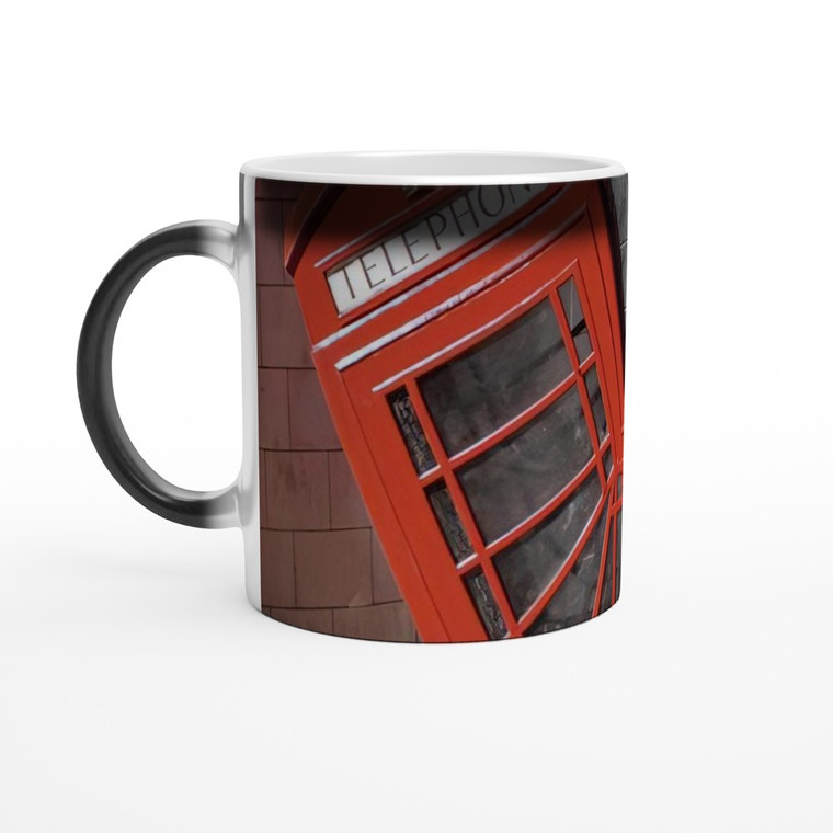 Banksy - VANDALISED PHONE BOX 2005 Magic Ceramic Mug
