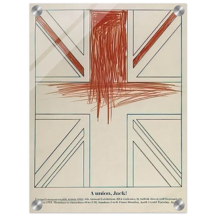 Billy Apple  A union Jack Young Commonwealth Artists  1962 Acrylic Print