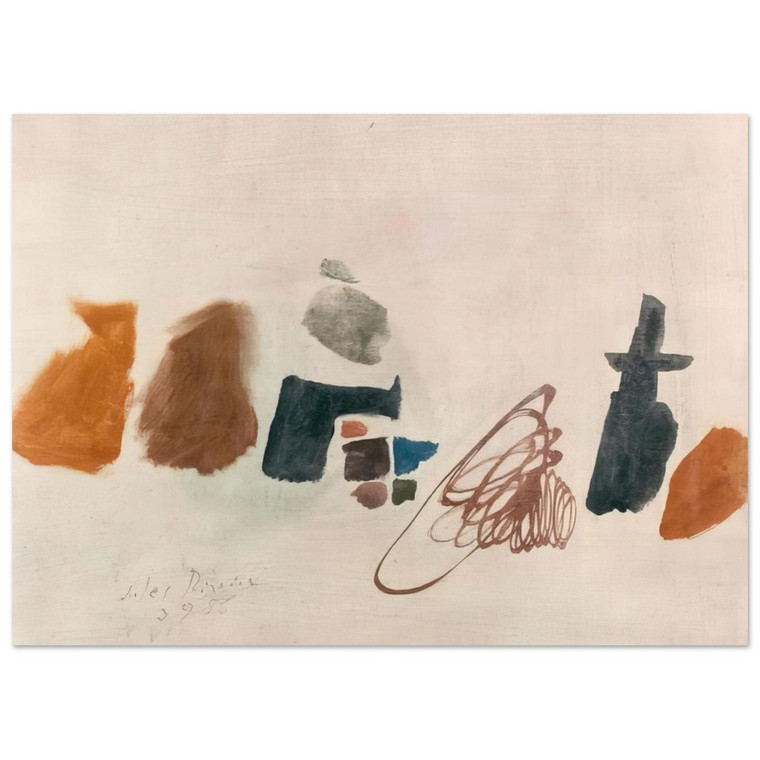 Julius Bissier  3956 II  1956 Fine Art Poster / Art Print