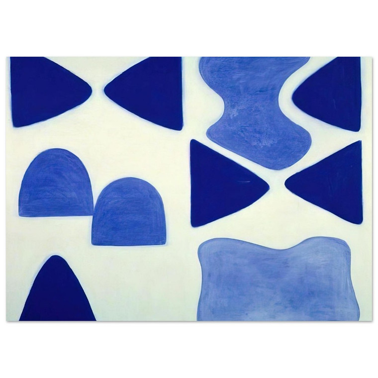 William Scott  Berlin Blues 4  1965 Fine Art Poster / Art Print