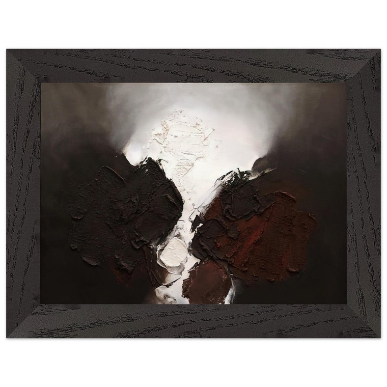 Luis Feito  210 B 1960 Premium Wooden Framed Art Print / Poster