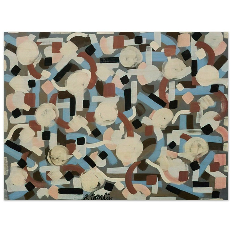 Bradley Walker Tomlin  Untitled  1952 N6 Wood Print