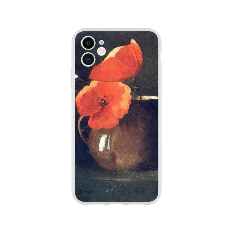 Odilon Redon - FLOWERS IN GREEN VASE Flexi case