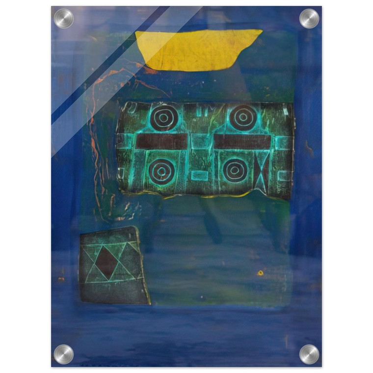 Hiroyuki Tajima  The Decorated Tomb of Ancient Japan B  1969 Acrylic Print