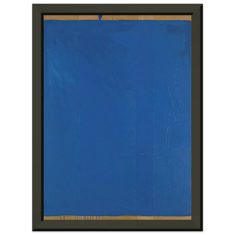 Mario Schifano  Monocromo blu  1961 Premium Metal Framed Art Print / Poster