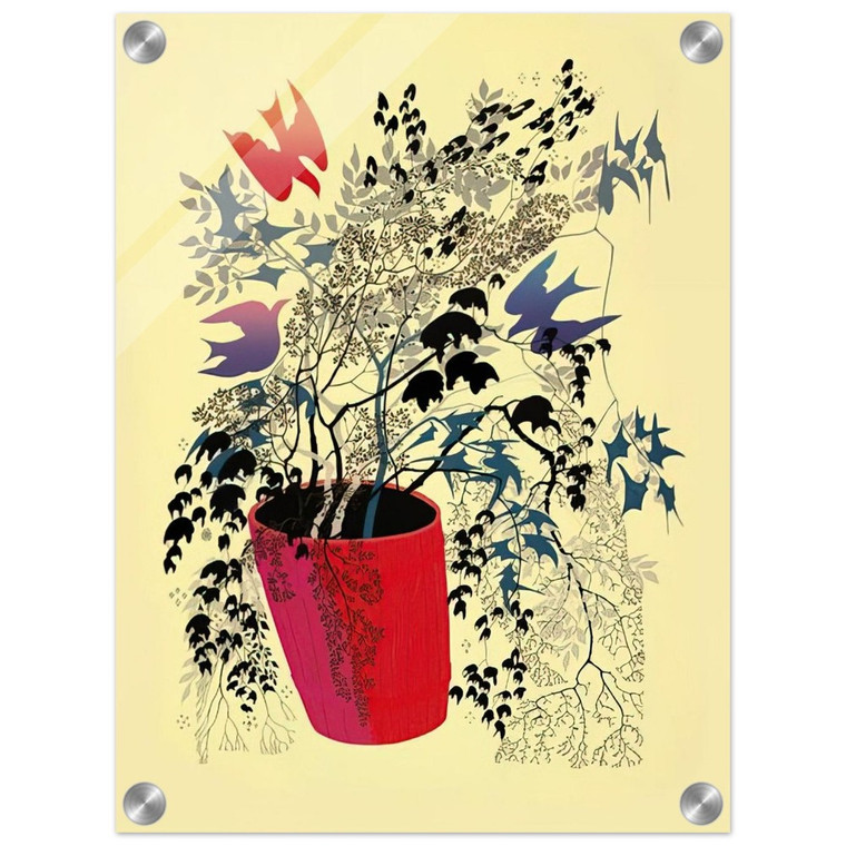 Eyvind Earle  Red Barrell Acrylic Print