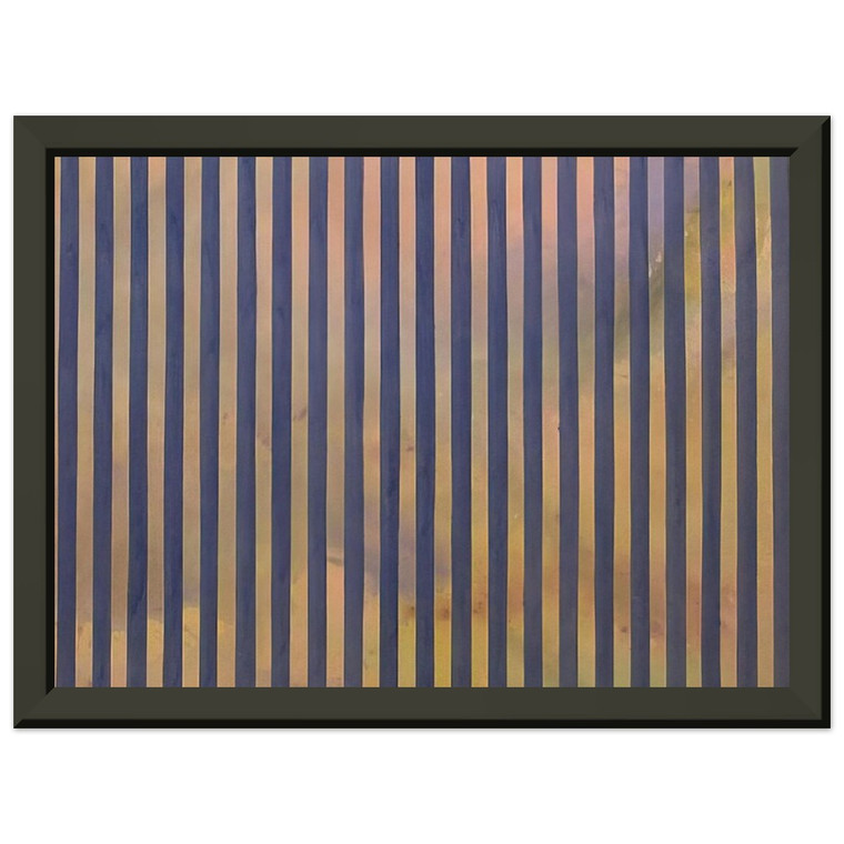 Gene Davis  Untitled  1959 N3 Premium Metal Framed Art Print / Poster